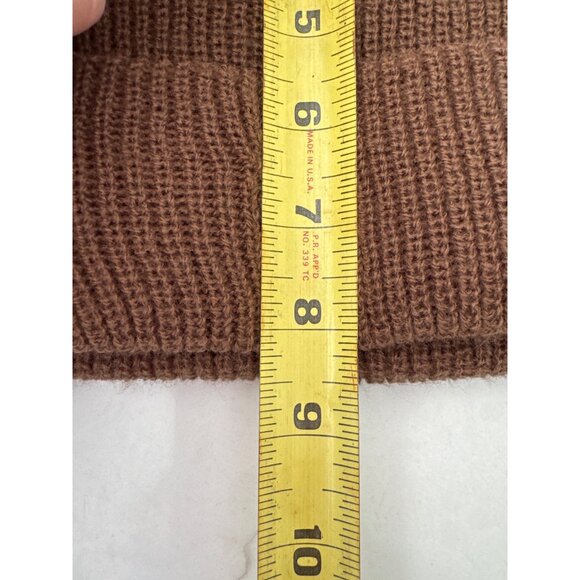 Brixton Mens Knit Beanie With Red Stripes - Picture 2 of 6